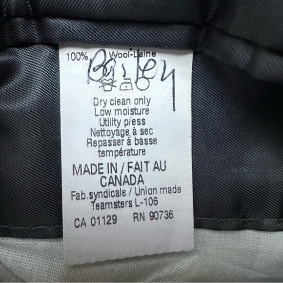 Ralph By Ralph Lauren Jacket Mens 50R Grey striped Wool Canada 3 Button - Picture 13 of 14